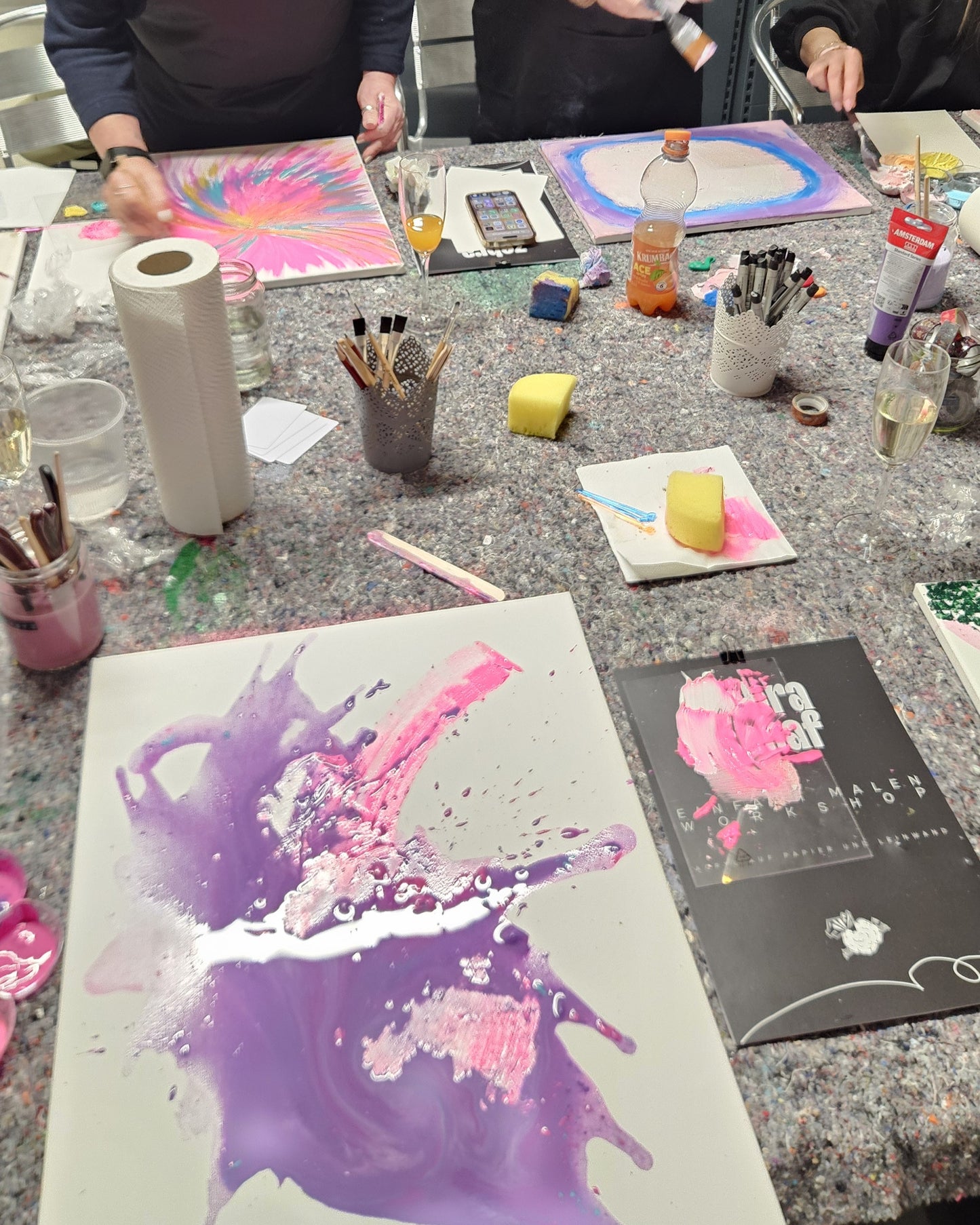 Kreativer Junggesellinnen Abschied